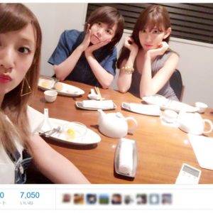たかみな「２人は特別」こじはる＆峯岸みなみの３ショット反響