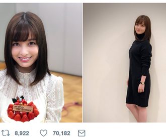 橋本環奈「サンタのコスプレが良かったかな？」黒私服で大人の顔