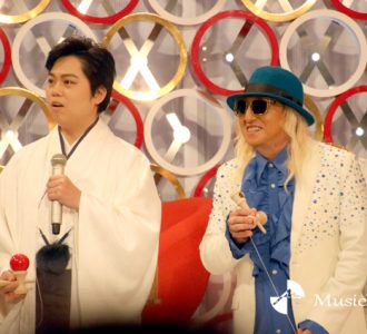 ＜紅白リハ＞三山ひろし、ギネス挑戦　124人でけん玉　DJ KOOも