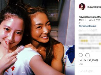 河北麻友子、トレーニング直後のすっぴん　ファン「鬼美しい」