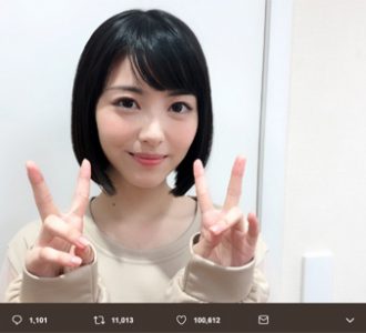 浜辺美波「ショートカット復活しやした！」髪バッサリ反響「いいね」10万件