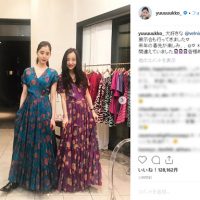 新木優子＆板野友美の“美の共演”が反響、お揃いドレスにファン「最強」