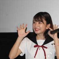 阿部菜々実、長月翠、間島和奏、清原梨央、小澤亜李「がっこうぐらし！」公開記念舞台挨拶／写真21