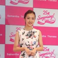 板野友美、サマンサ25周年ソング　TERUのディレクションに「背筋がピンと」