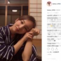板野友美、彼女感が凄い　浴衣姿が「色っぽい」と話題に