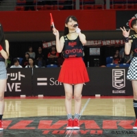 Girls2、Bリーグ「アルバルク東京」応援駆けつけ2020年初勝利に導く