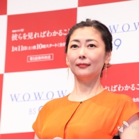 中山美穂「連続ドラマＷ　彼らを見ればわかること」舞台挨拶