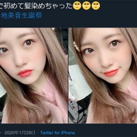 総監督、髪染める