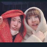 松井珠理奈「変顔姉妹」篠田麻里子との２ショットにツッコミ続々