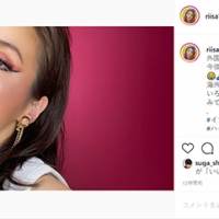 仲里依紗「外国人風メイクアップ」に挑戦、完成度に絶賛「めっちゃ似合う」