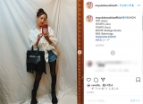 河北麻友子、カジュアルな着こなしに「かっこいい」「スタイルがいい」