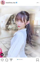 イコラブ音嶋莉沙、イレヘムワンピースに大人メイク「かわいい」