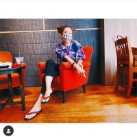 紗栄子、お団子ヘアにデコ出し　お洒落マスクに「可愛すぎます」
