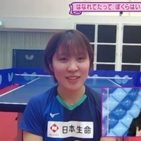 平野美宇選手、“推しメン”は賀喜遥香