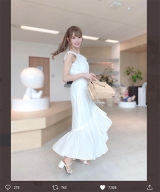 イコラブ・大谷映美里、爽やかな夏の清楚モテコーデに「え？女神？」