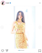 Koki,、Cocomi撮影の“美デコルテ”夏ワンピ姿に反響「色気ある」