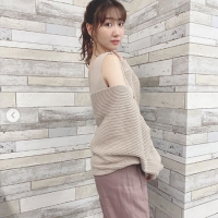 柏木由紀、ベージュでまとめた艶っぽコーデ「綺麗でおしゃれ」