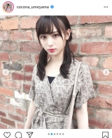 NMB48・梅山恋和、大人コーデにキュートなくるりんぱツインテール