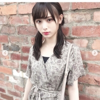 NMB48・梅山恋和、大人コーデにキュートなくるりんぱツインテール