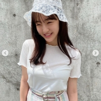 HKT48田島芽瑠、抜け感ある涼し気ホワイトコーデ披露「かわいい」