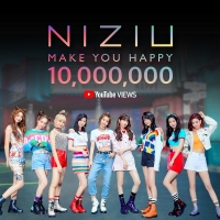 NiziU、MV公開初日で1000万回再生突破