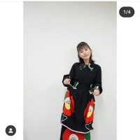 芳根京子、個性的な和スタイル衣装