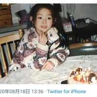 最上もが、子供時代の写真