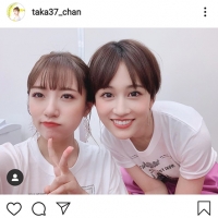 高橋みなみ、前田敦子と２ショット