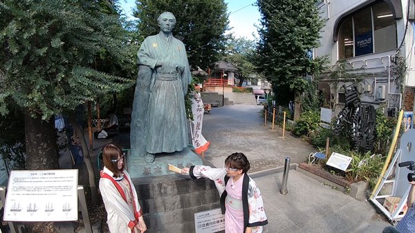 乃木坂46・山崎怜奈が江戸散歩