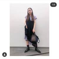 堀田真由、私服好評　髪色をチェンジ