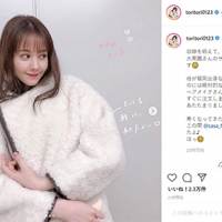 “モコモコ”トリンドル玲奈
