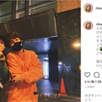 仲里依紗＆中尾明慶、息子撮影の２ショット反響