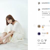 トリンドル玲奈、天使のようホワイトコーデ