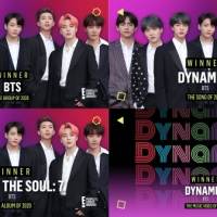 BTS「2020 ピープルズ・チョイス・アワード」４冠達成