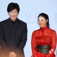 土屋太鳳・田中圭『哀愁しんでれら』完成報告会