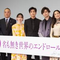 岩田剛典・新田真剣佑『名も無き世界のエンドロール』公開記念舞台挨拶