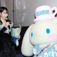 越智ゆらの＆小南光司『はつ恋とビー玉』完成報告舞台挨拶