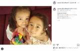 Cocomi、幼少期＆変顔2ショットで妹・Koki,の18歳誕生日祝う「おめでとう」