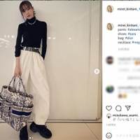 桐谷美玲、ファストファッション組み合わせたコーデ