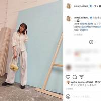 河北麻友子、春の装いの私服