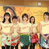 山内瑞葵『フラガール − dance for smile －』取材会