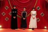 森七菜、ショートヘア姿でレッドカーペット　服部樹咲、蒔田彩珠と：新人俳優賞