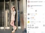江野沢愛美、ミニボトムからのぞく美脚に「スタイル良すぎ」