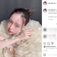 中村里砂の新メイクに、益若つばさも「顔面天才」