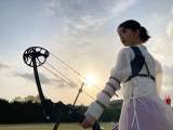 森川葵、奇跡起こせるか　アーチェリーのトリックショットに挑戦