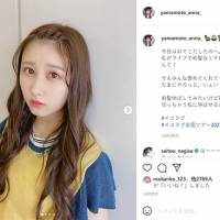 イコラブ山本杏奈、デコ出しショットが「可愛い！」