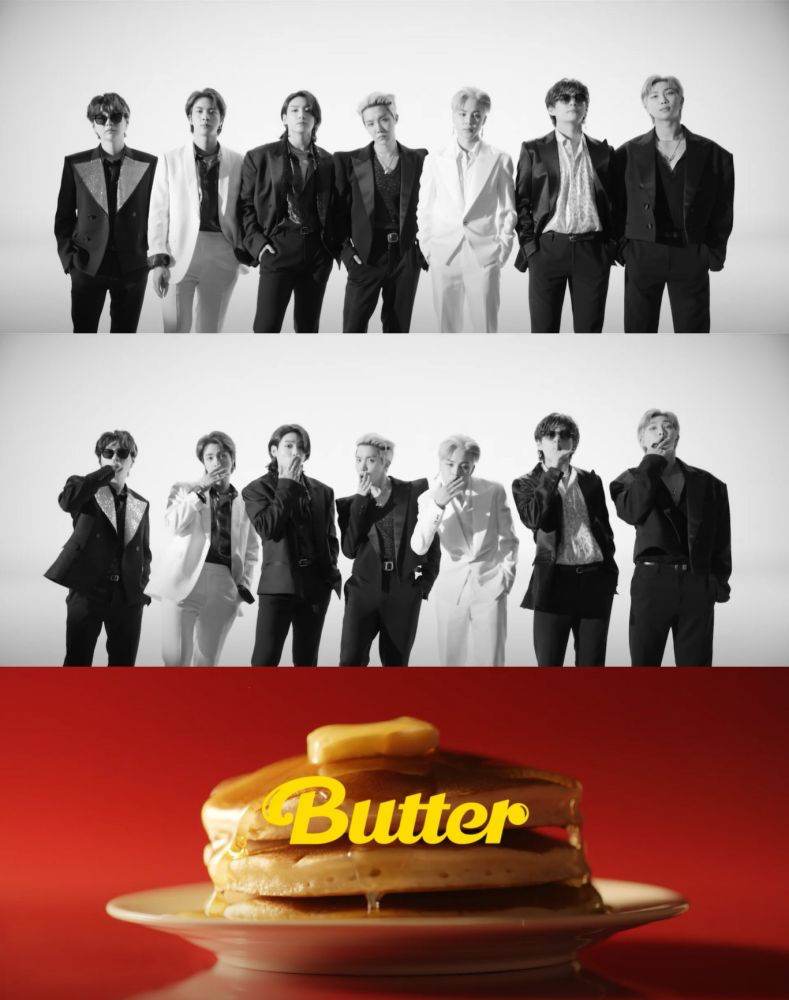 BTS、強烈な白黒グループショット「Butter」MVティーザー公開