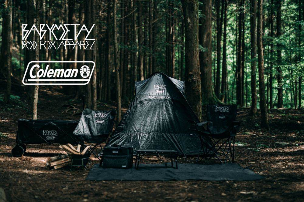 BABYMETAL「BMD FOX APPAREL」×「COLEMAN」コラボアウトドアアイテム発売