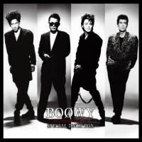 BOOWY、結成40周年記念アナログ・シングルBOXのジャケ写と展開写真公開