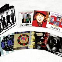 BOOWY、結成40周年記念アナログ・シングルBOXのジャケ写と展開写真公開